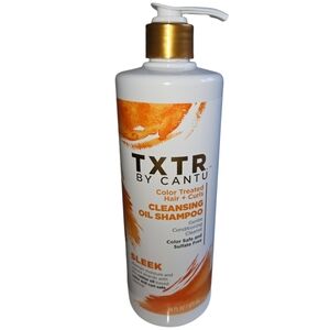 NWT TXTR By Cantu Color Treated & Curls Cleansing Oil Shampoo
